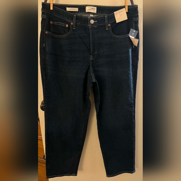 Universal Thread Denim - Universal Thread Women's Dark Blue Straight Jeans